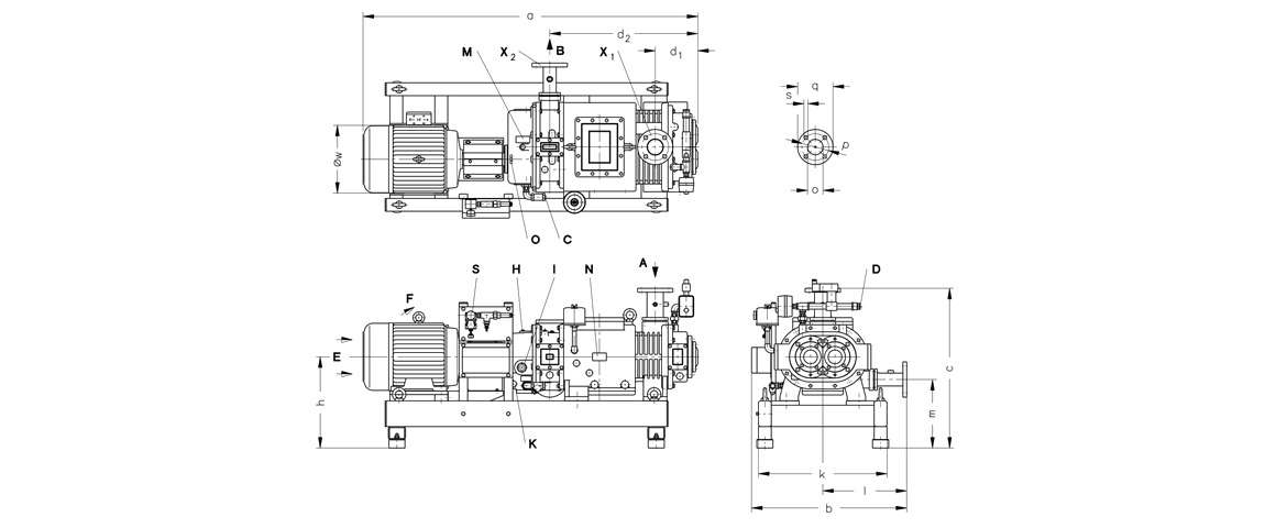 S-VSA 800螺杆真空泵