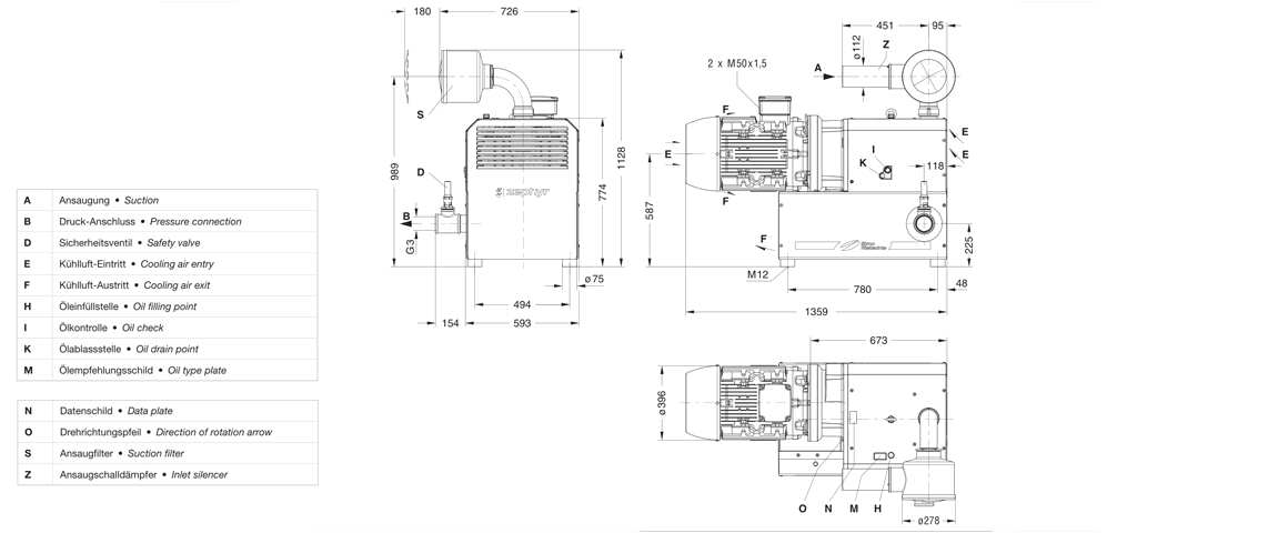 C-DLR 501爪式真空泵
